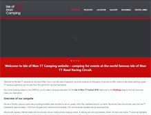 Tablet Screenshot of isleofmanttcamping.com